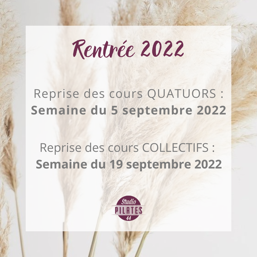 Rentrée 2022